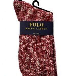 Polo Ralph Heather  Cotton Blend Women's Ragg Boot Socks